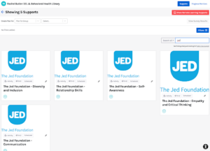 graphic of JED 5 Supports