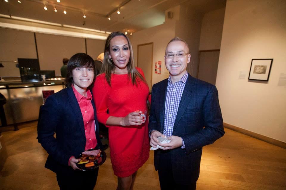 Dr. Laura Erickson-Schroth, JED's Chief Medical Officer, and Cecilia Gentili at the Transcendence Awards in 2014.