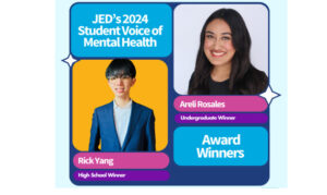 smiling images of Rick Yang and Ariel Rosales
